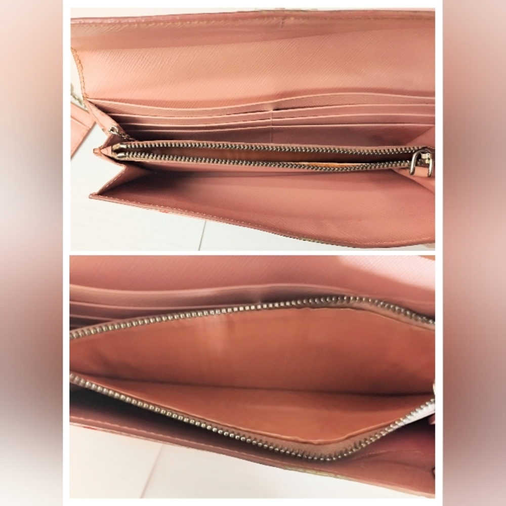 2FER Prada Long Wallet & Card Holder - Pink Floral - Picture 13 of 16